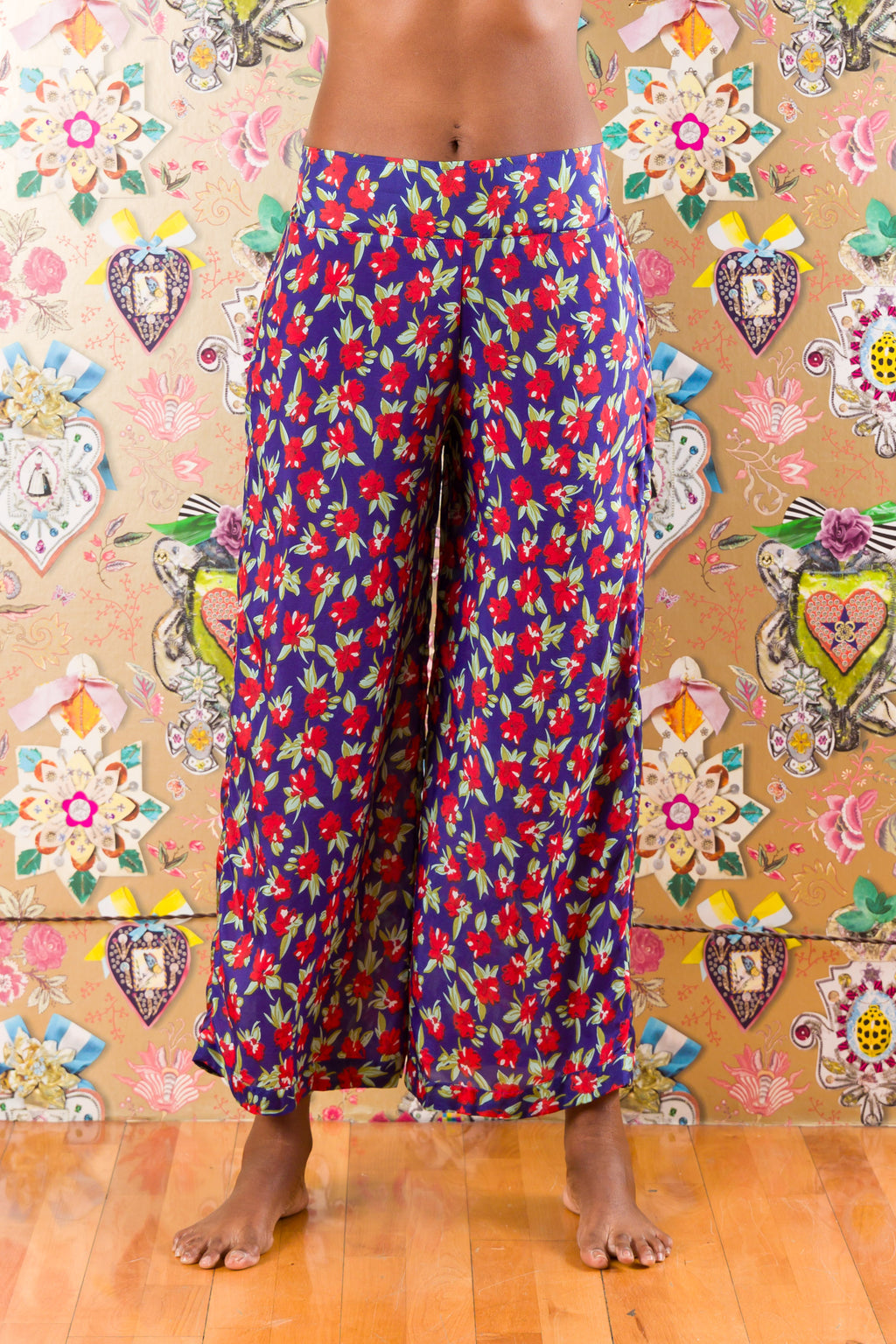 Pantaloni Anaciclo in seta
