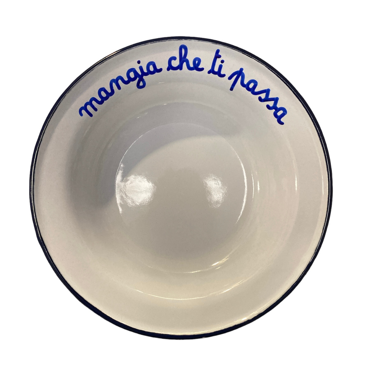 Piatto Fondo in Latta: "A Pranzo Con La Nonna"