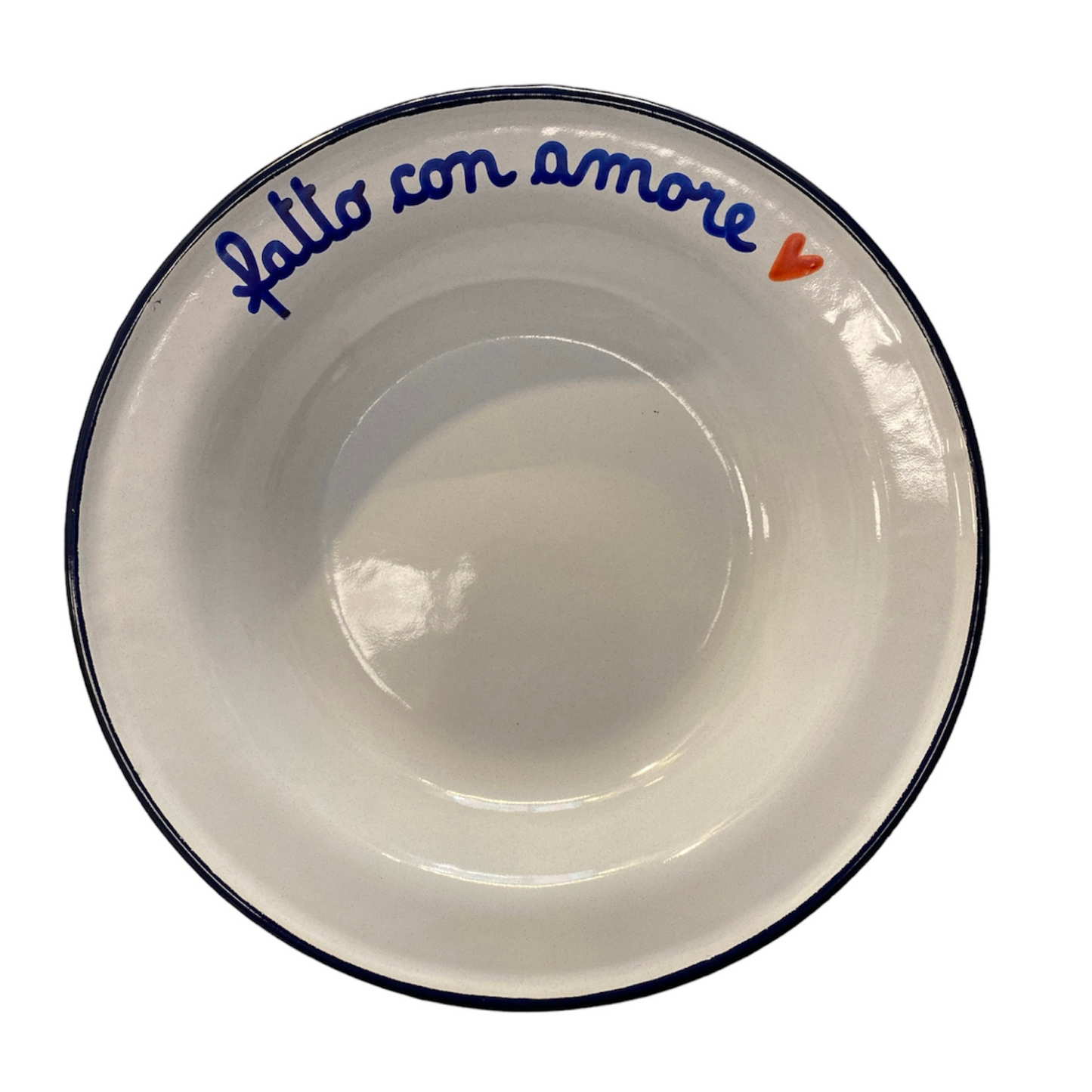 Piatto Fondo in Latta: "A Pranzo Con La Nonna"