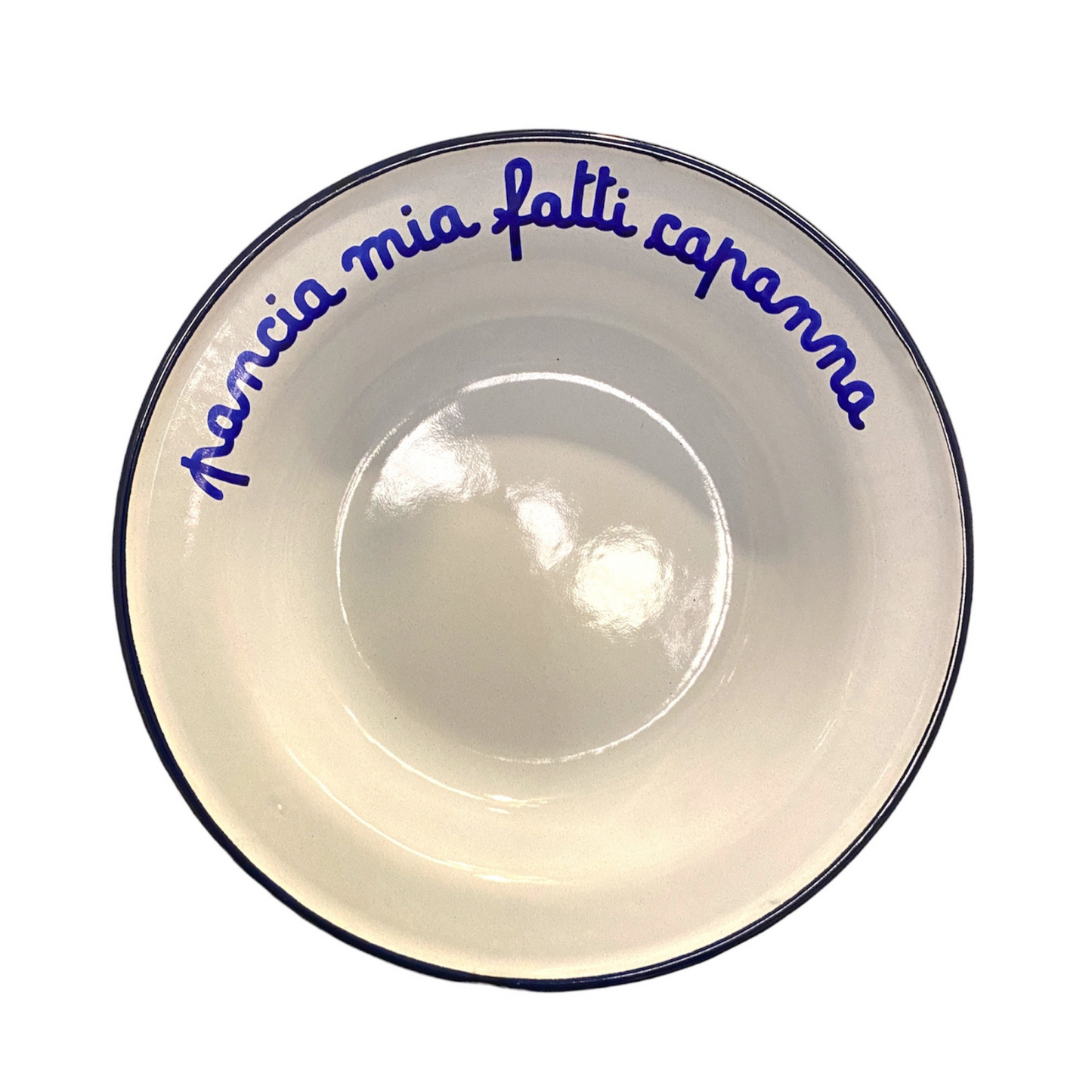 Piatto Fondo in Latta: "A Pranzo Con La Nonna"