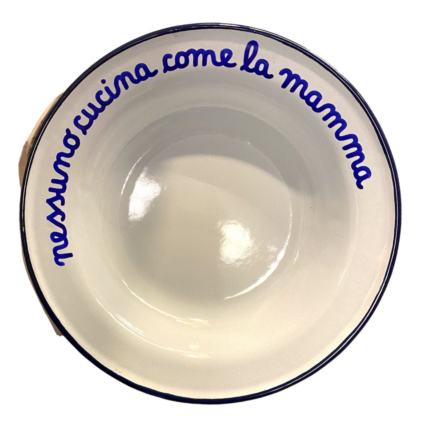 Piatto Fondo in Latta: "A Pranzo Con La Nonna"