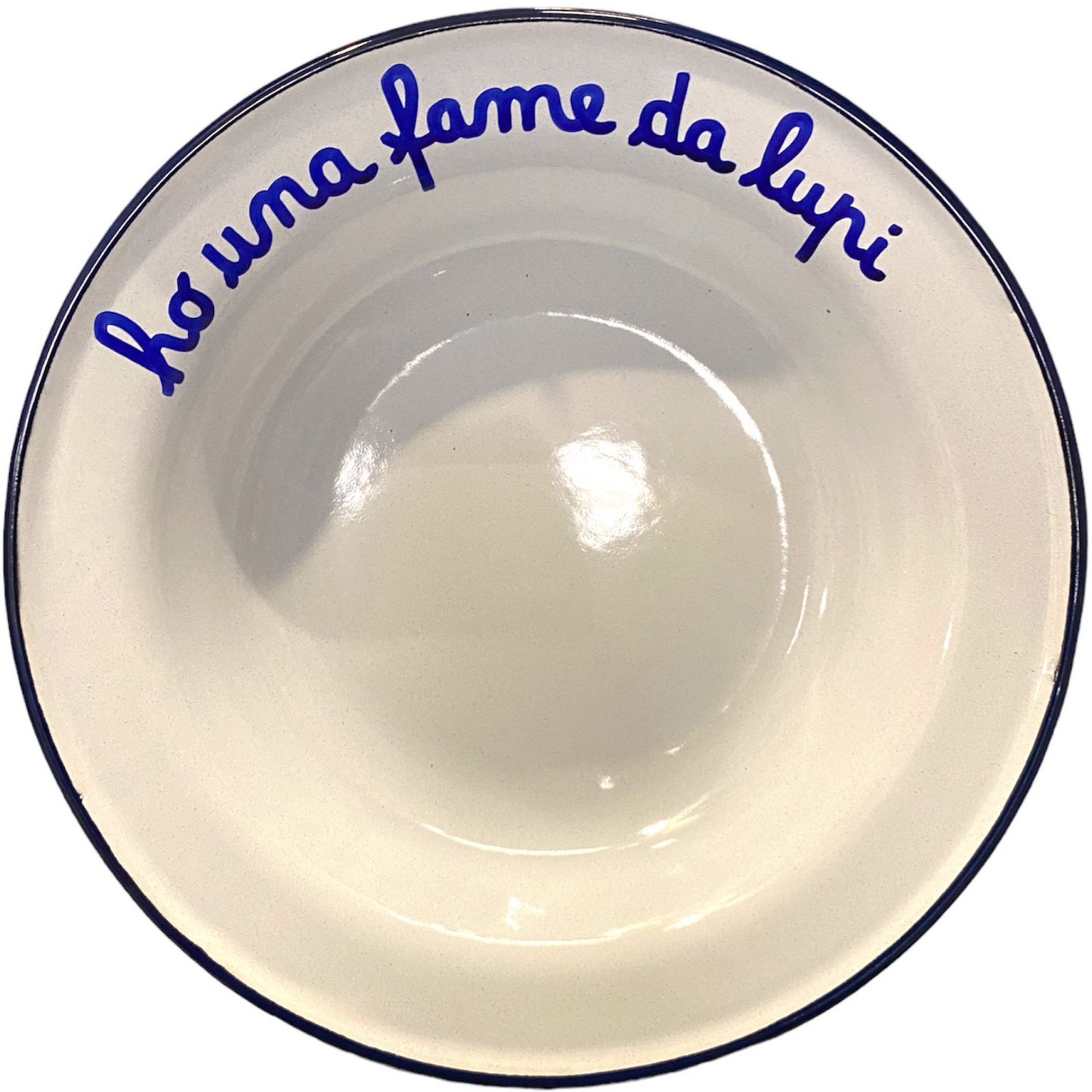 Piatto Fondo in Latta: "A Pranzo Con La Nonna"