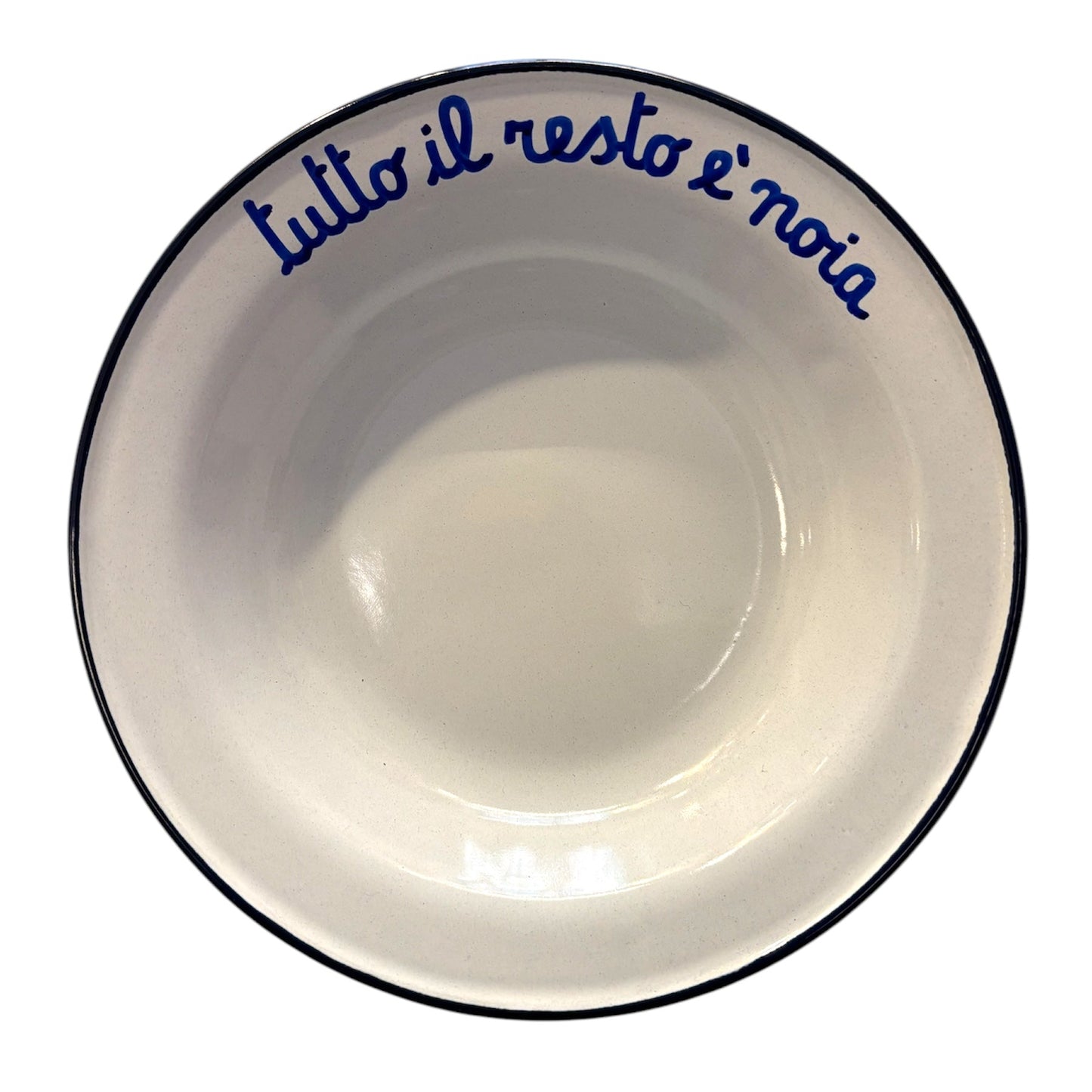 Piatto Fondo in Latta: "A Pranzo Con La Nonna"