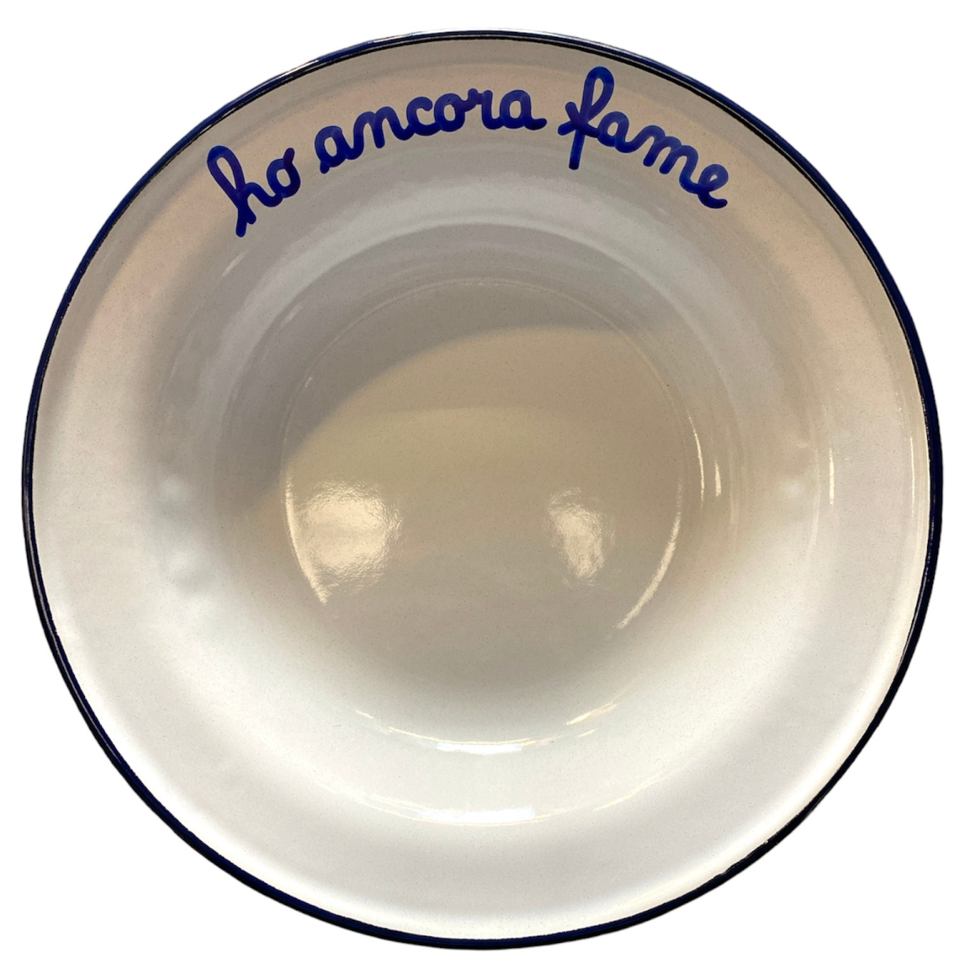 Piatto Fondo in Latta: "A Pranzo Con La Nonna"