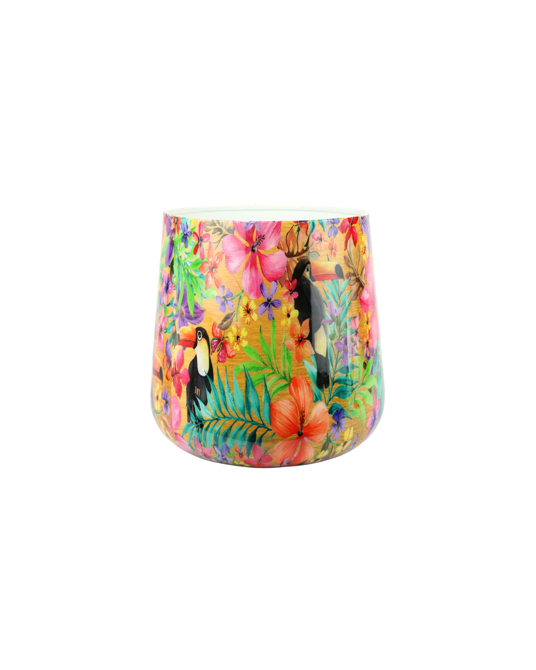 Vaso Metallo Paradise Bird