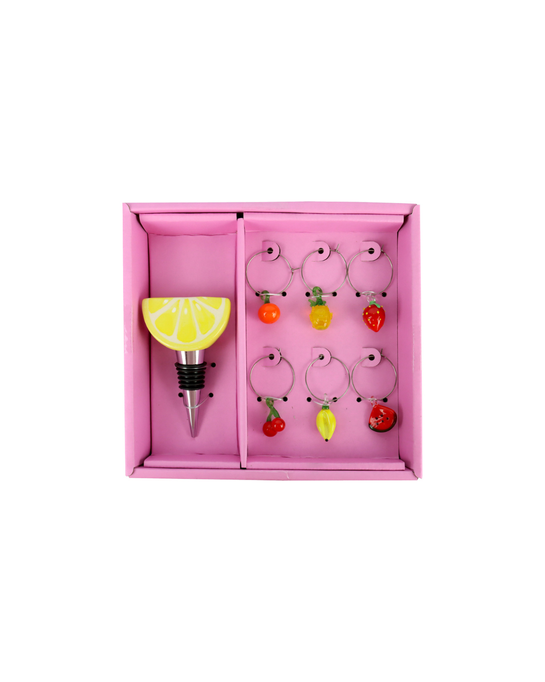 Set Tappo & Segnacalici Frutta