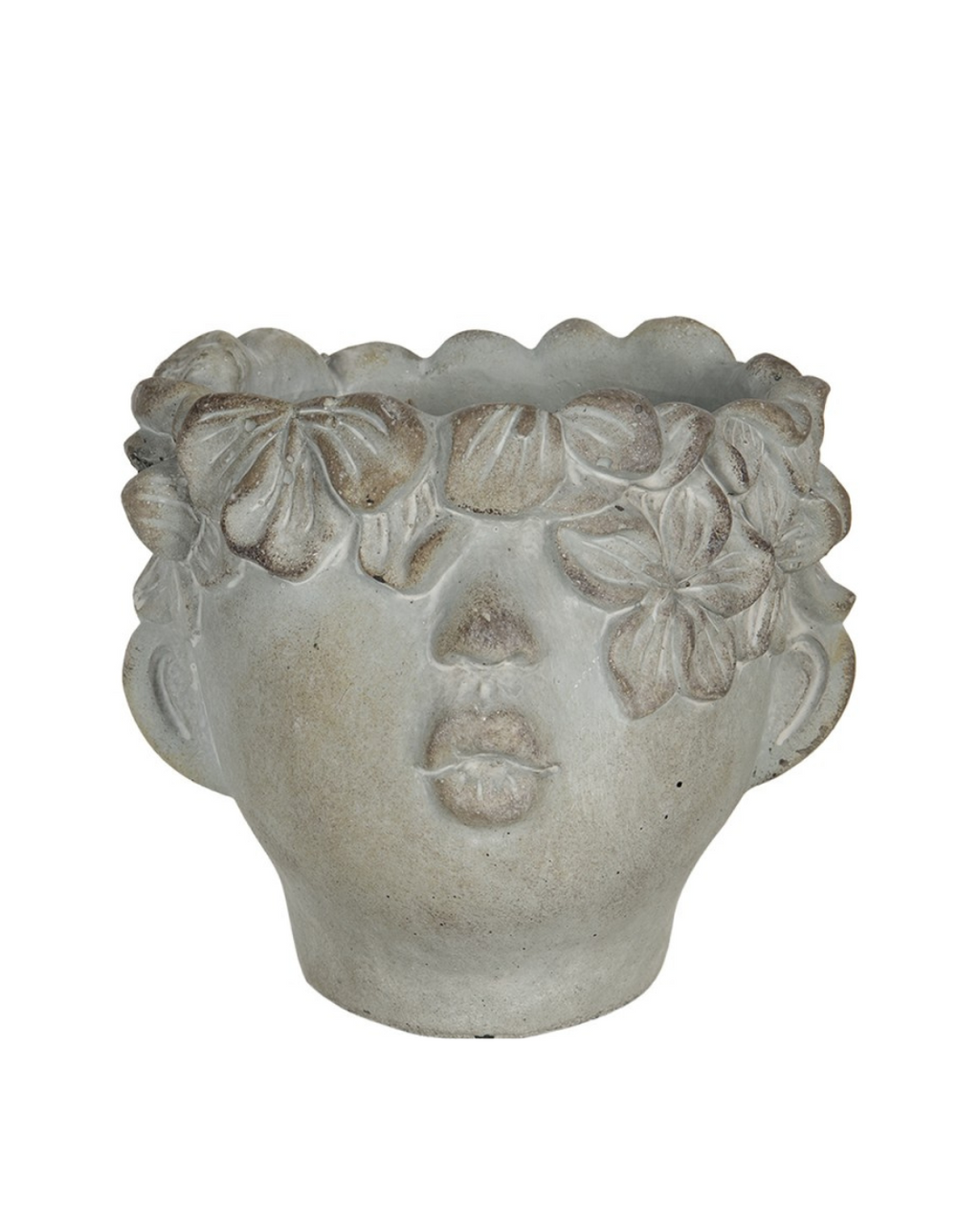 Vaso Terracotta Porta Piante Volto