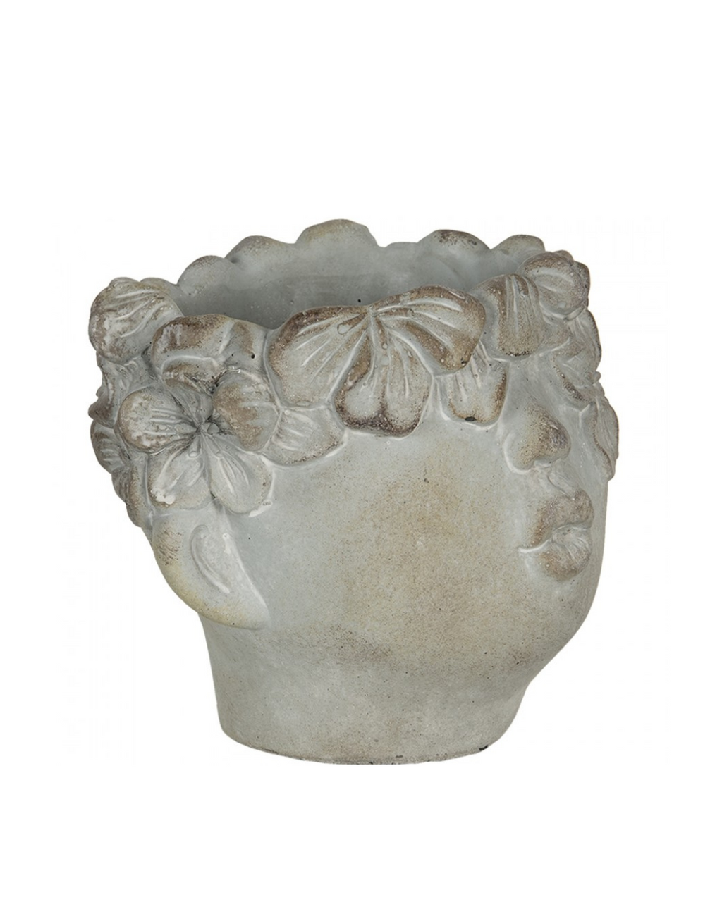 Vaso Terracotta Porta Piante Volto