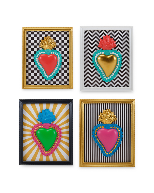 Cornice Cuore Sacro Rettangolare