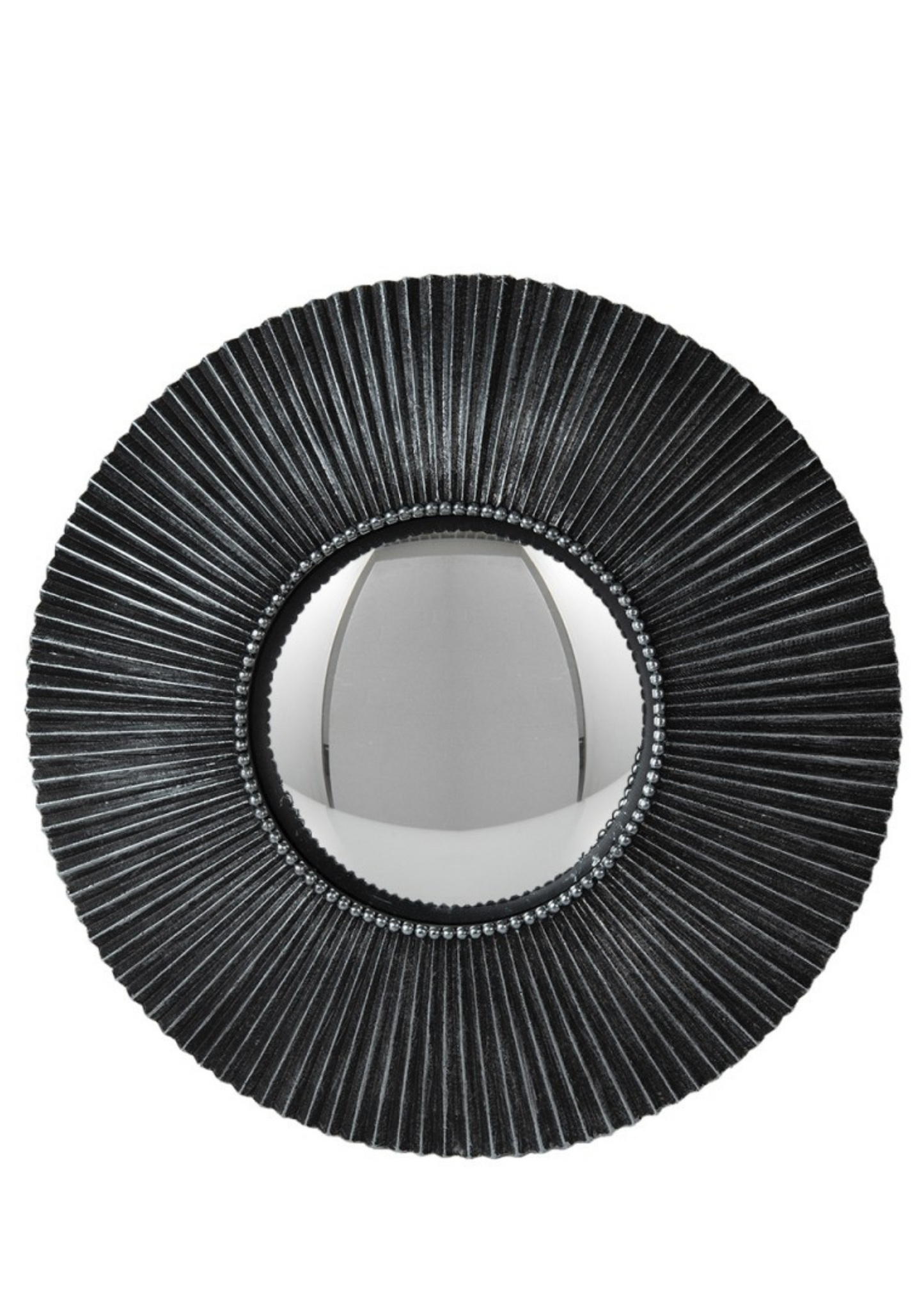 Specchio da parete rotondo nero - Fisheye