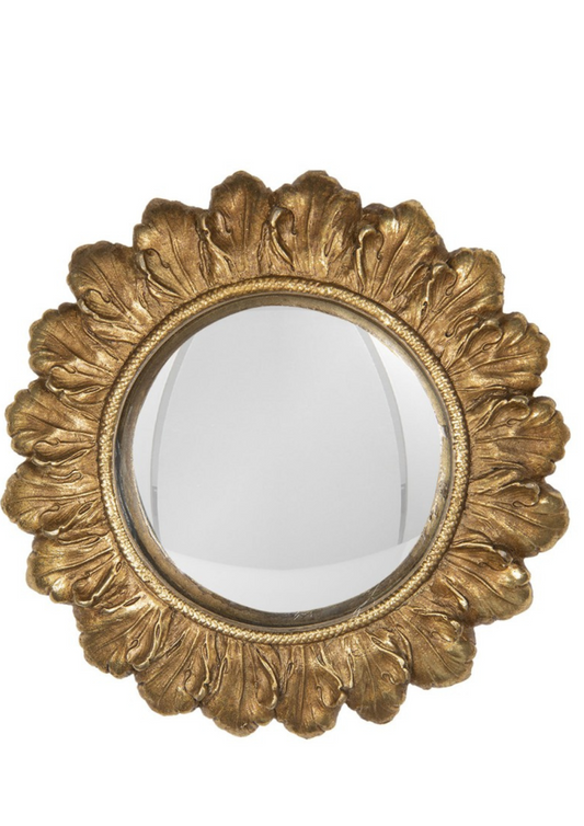 Specchio Foglie Oro - Fisheye