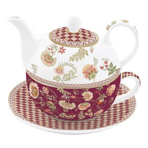 Set Te Singolo Magie d'Orient Burgundy