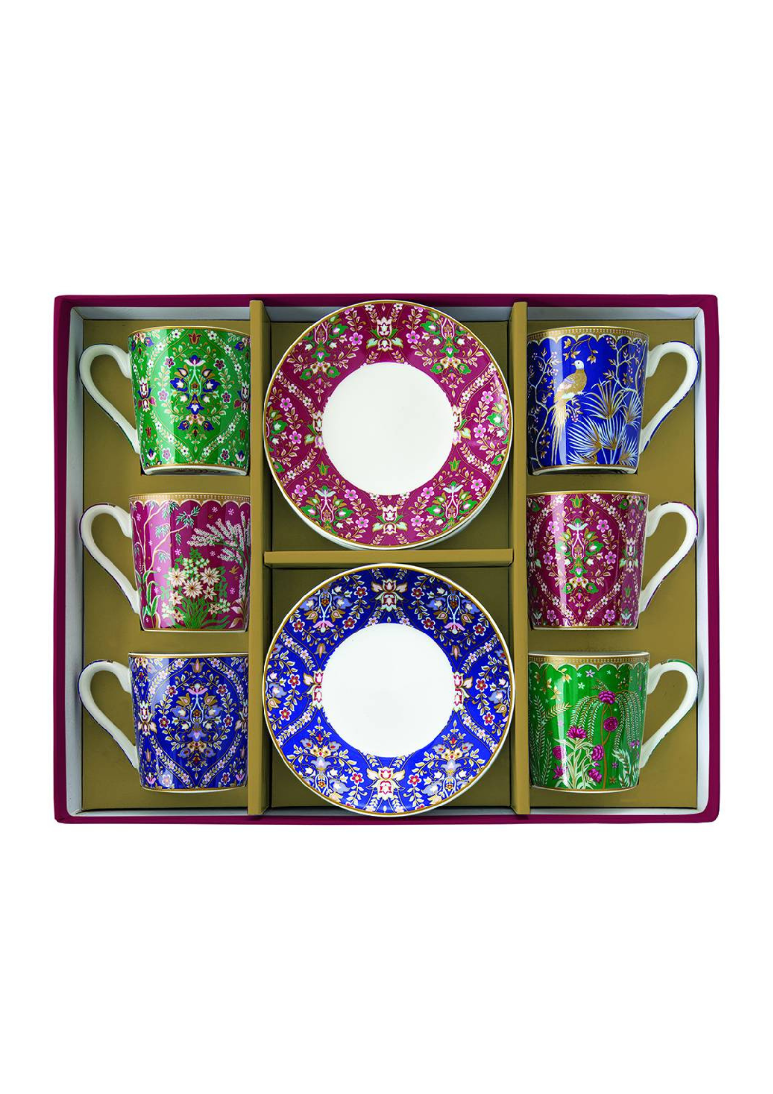 Servizio sei tazzine da caffè Eclectic Chic