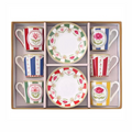 Servizio Sei Tazzine Caffè Flowery