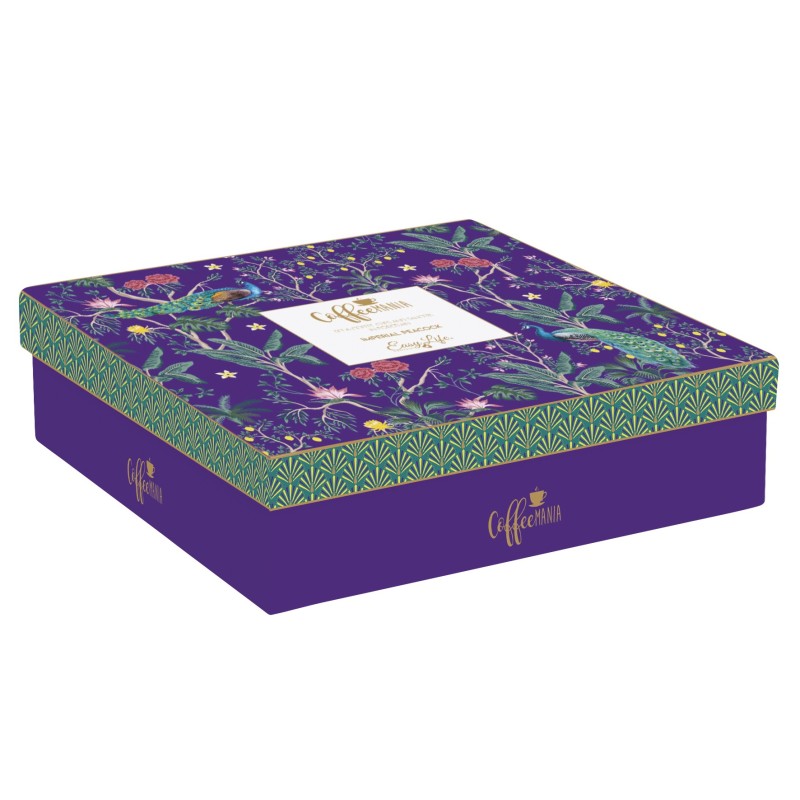 Servizio 6 tazzine Caffè Imperial Peacock