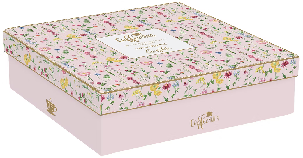 Servizio 6 tazzine Caffè Meadow Flowers