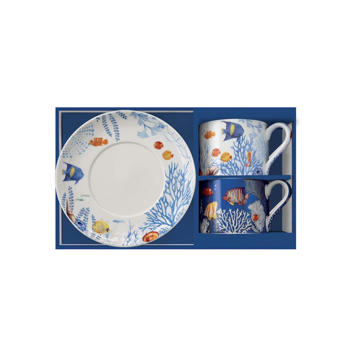 Coppia di Tazze da Te Aquarium