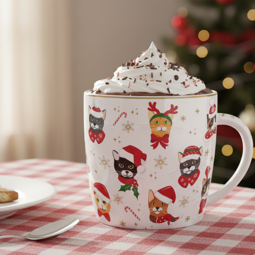 Tazza Christmas Friends Cats