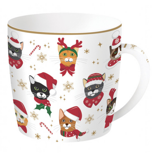 Tazza Christmas Friends Cats