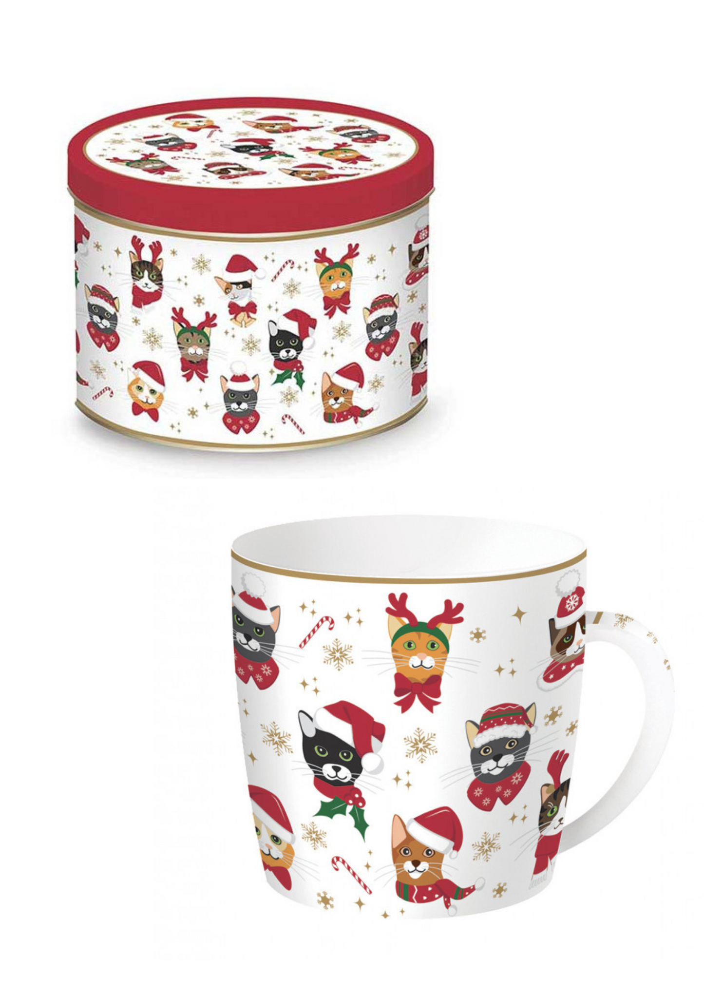 Tazza Christmas Friends Cats