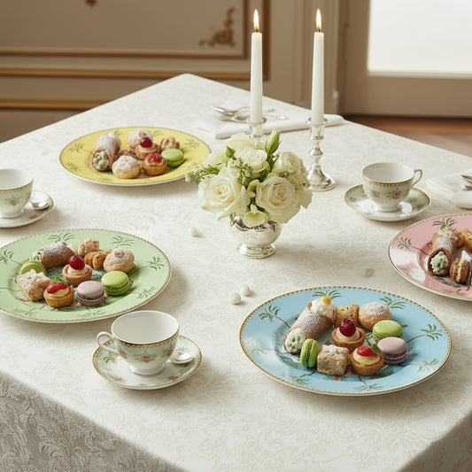 Set 4 Piatti Dessert Paradise Sauvage