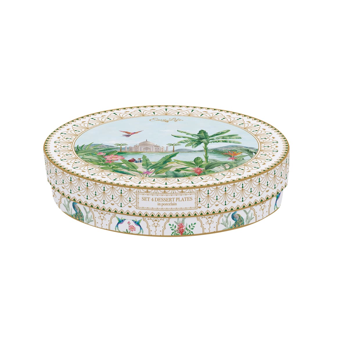 Set 4 Piatti Dessert Paradise Sauvage