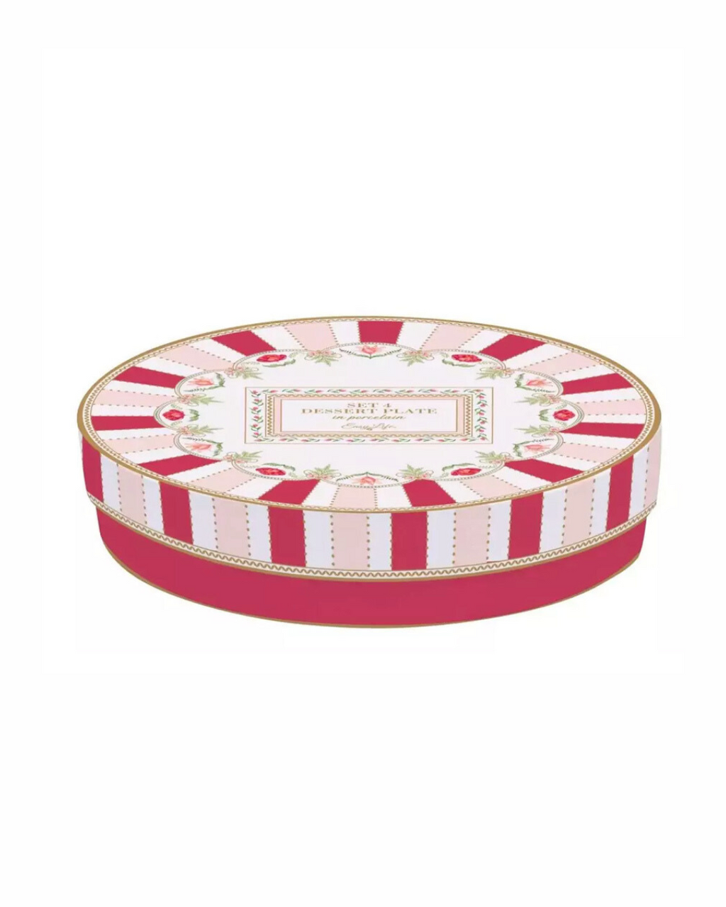 Set 4 Piatti Dessert Flowery