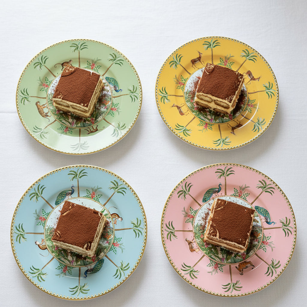Set 4 Piatti Dessert Paradise Sauvage