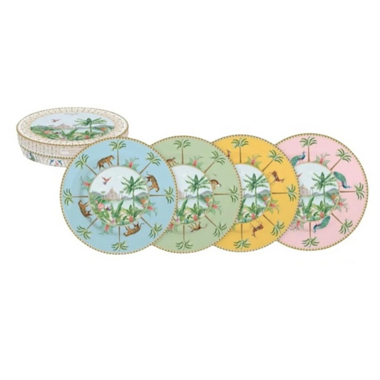 Set 4 Piatti Dessert Paradise Sauvage