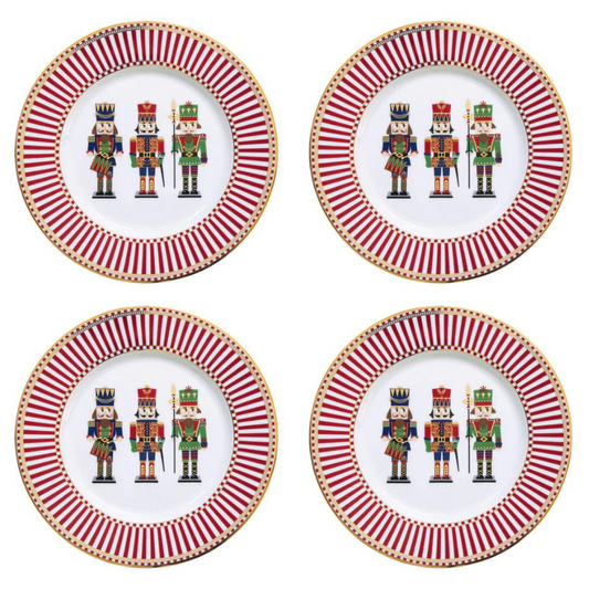 Set 4 Piatti Dessert Nutcracket