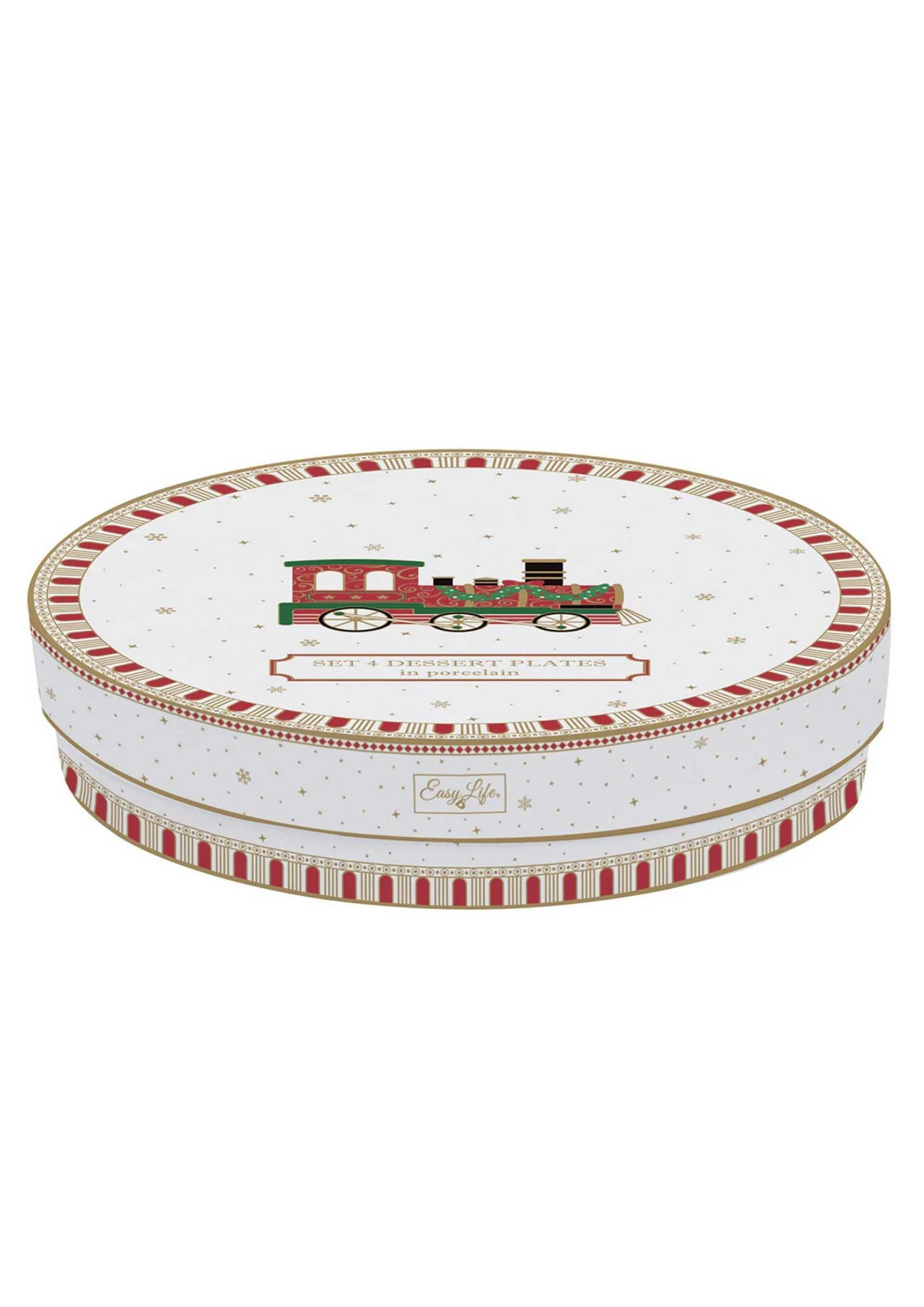 Set 4 Piatti Dessert Polar Express