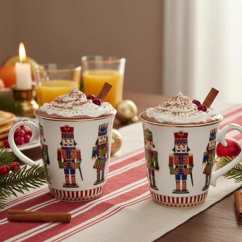 Set 2 Mug Nutcracker