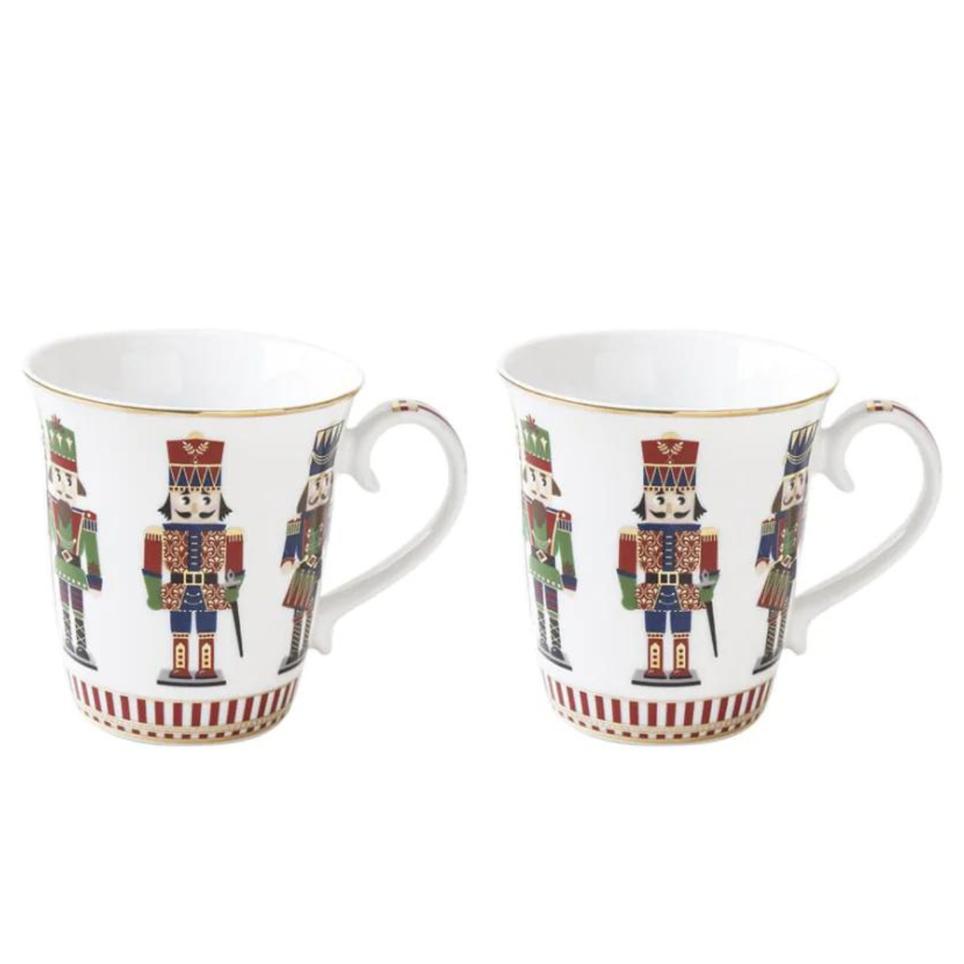 Set 2 Mug Nutcracker