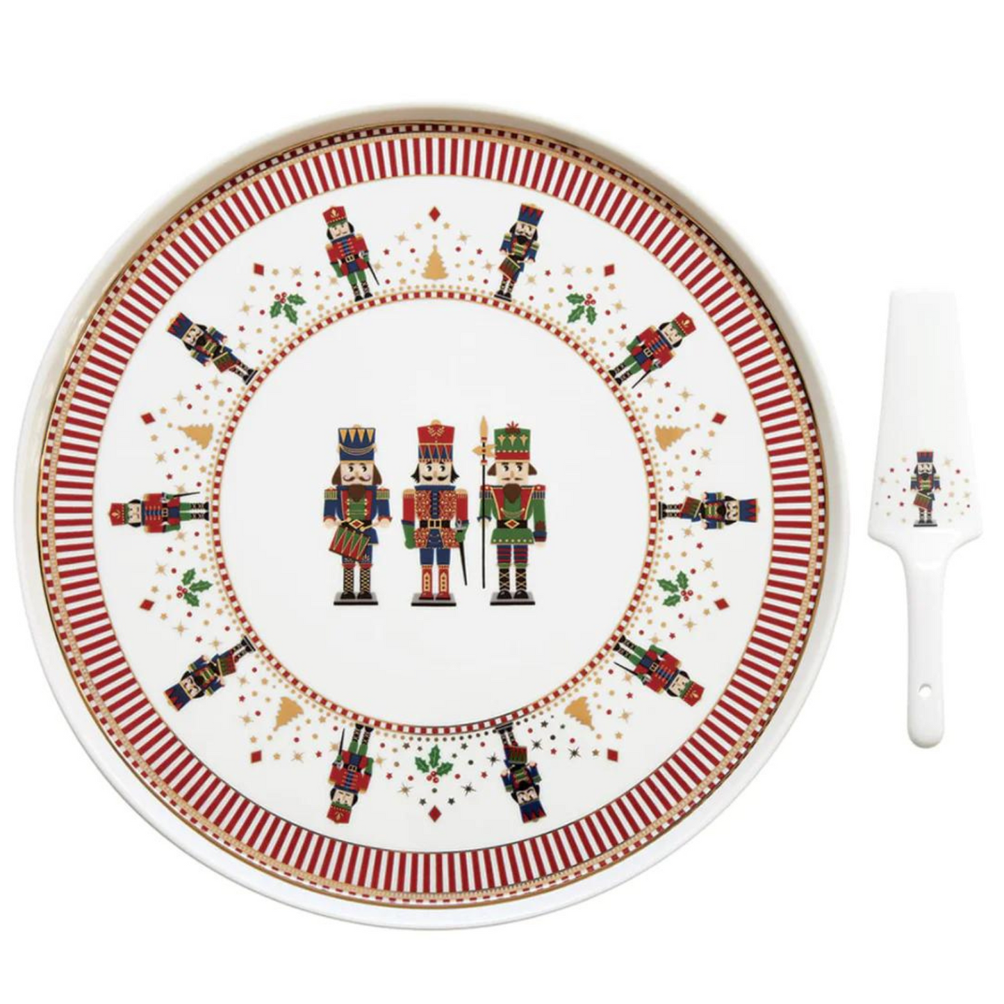 Piatto torta con Paletta Nutcracker