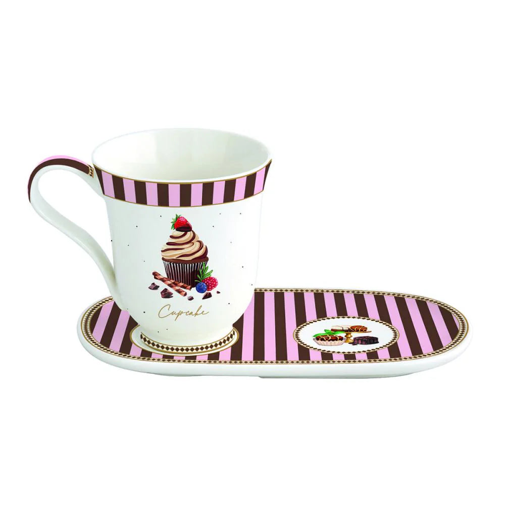Mug con Piattino Sweet Moments