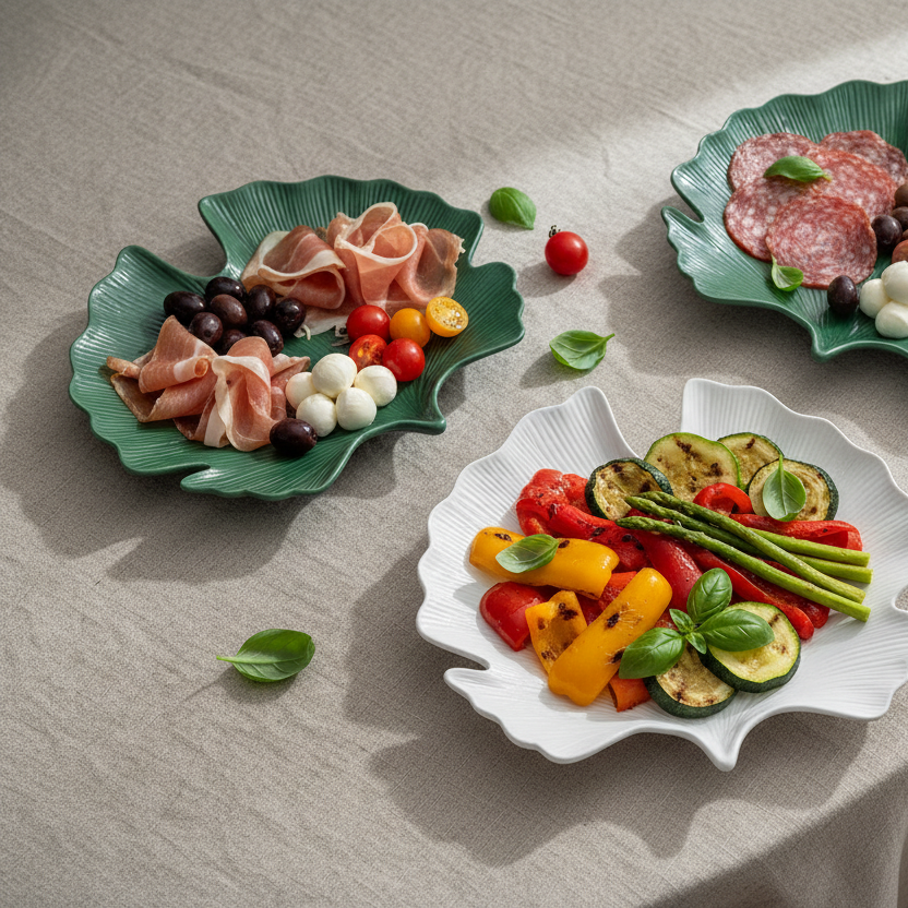 Piatto da Portata Foglia Ginko