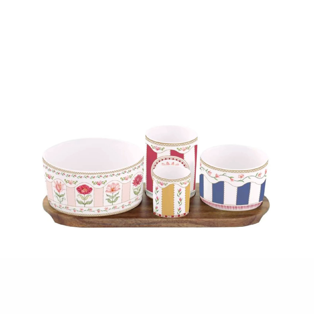 Set Aperitivo Flowery