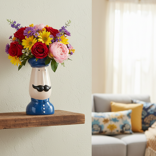 Vaso Capitano con Baffi