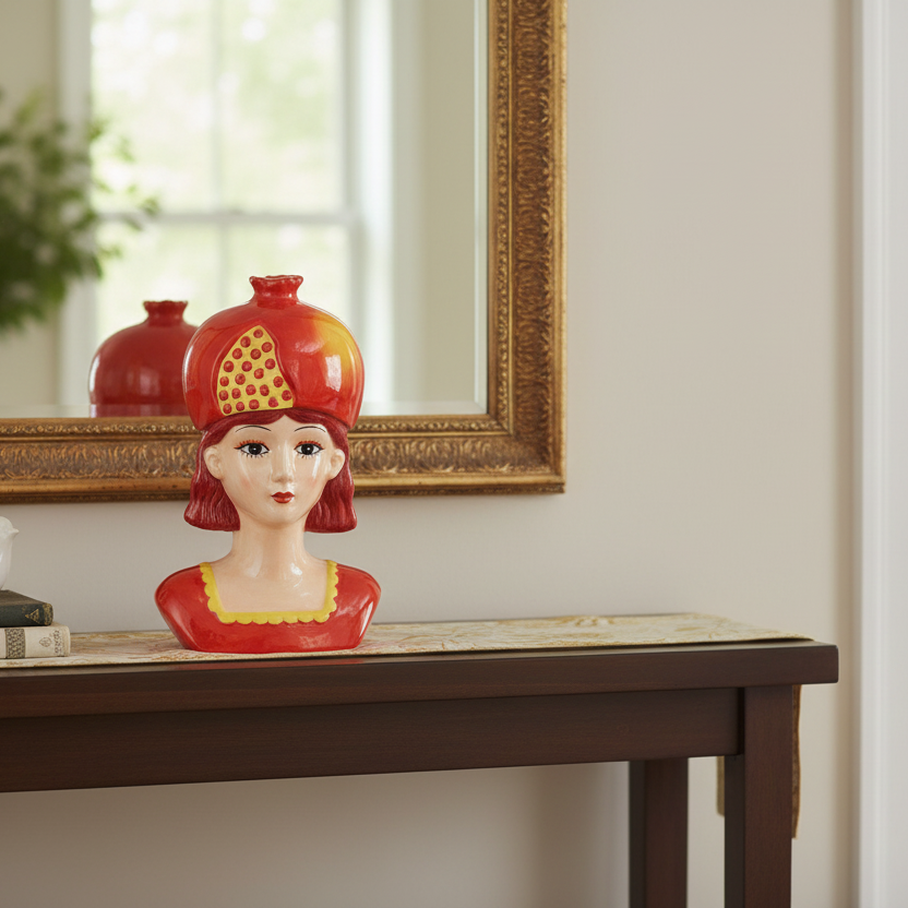 Vaso  Fruit Girl Cappello Melograno