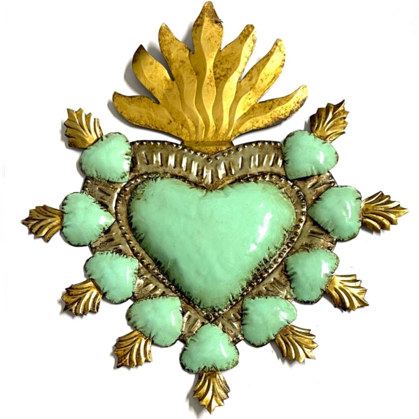 Corazon Todos Mis Amores Verde Acqua