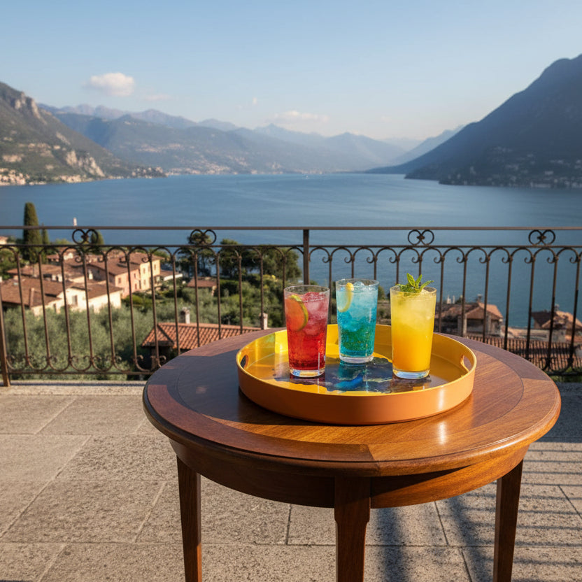 Vassoio Rotondo Pavone