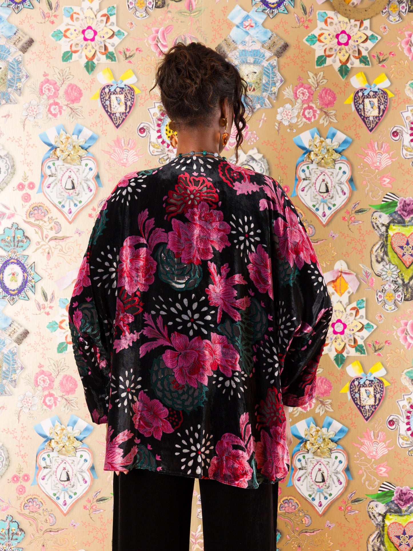 Giacca Gijon in velluto devorè