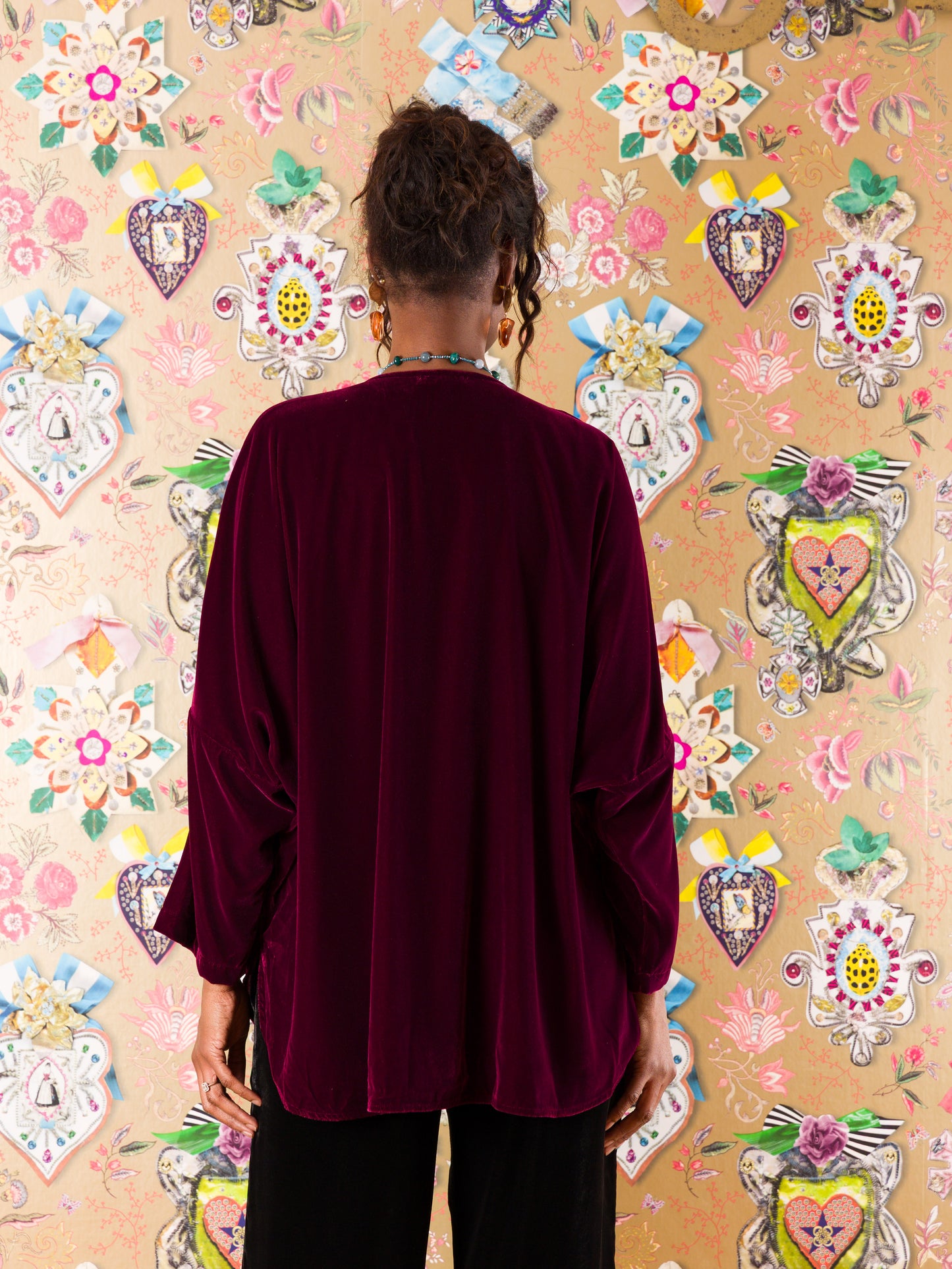 Giacca Gijon in velluto di seta