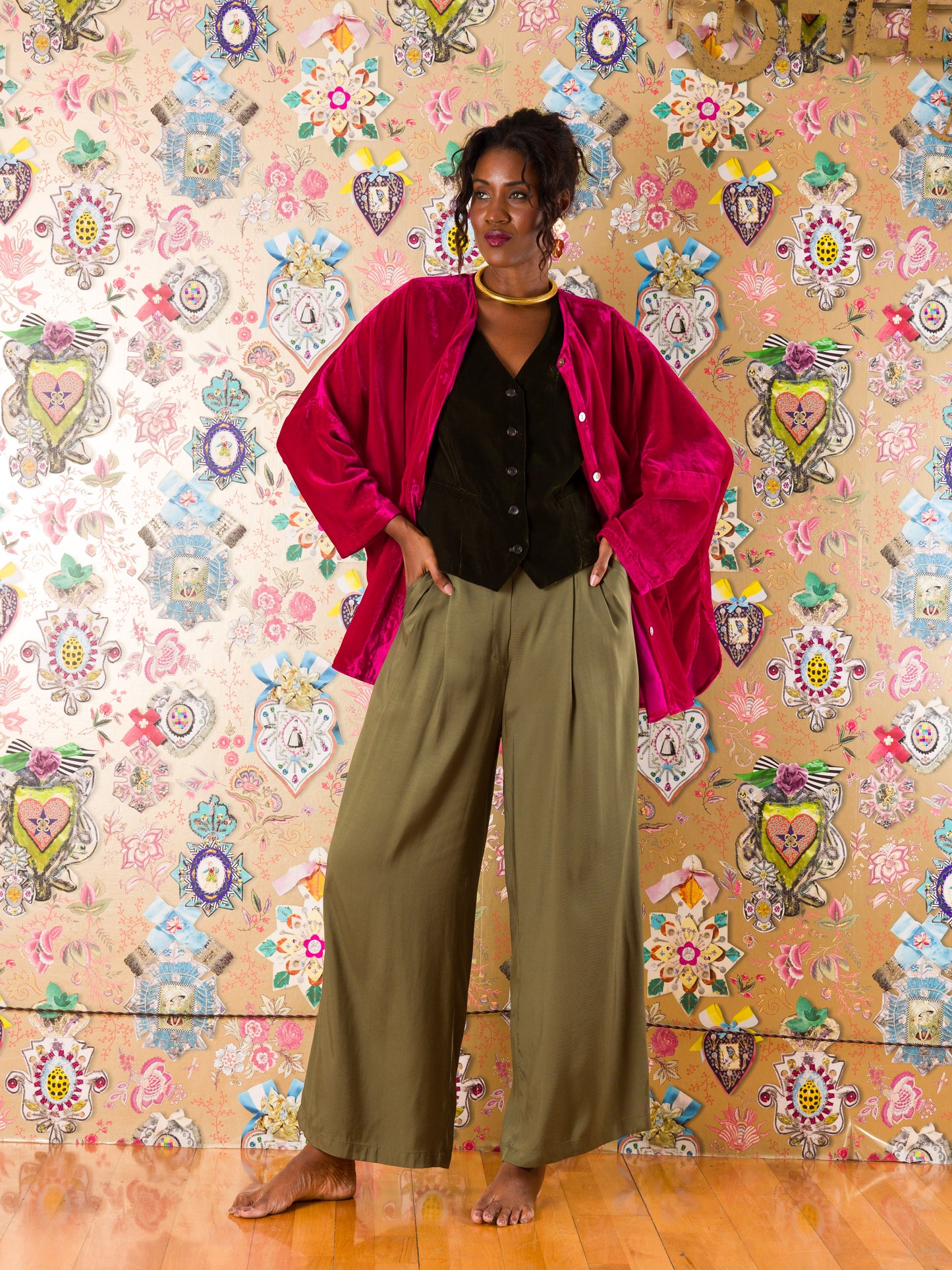 Giacca Gijon in velluto di seta