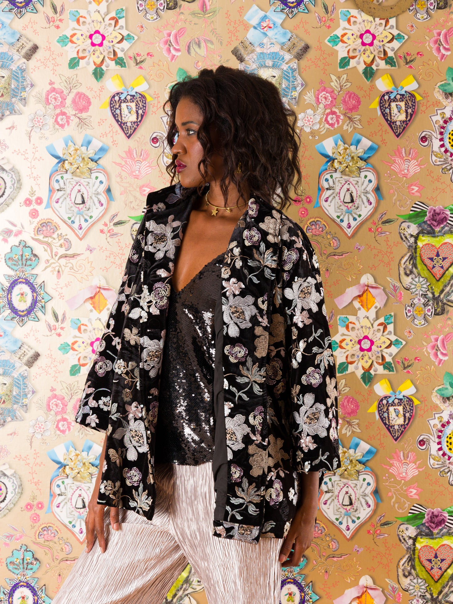 Giacca Oviedo in velluto di seta