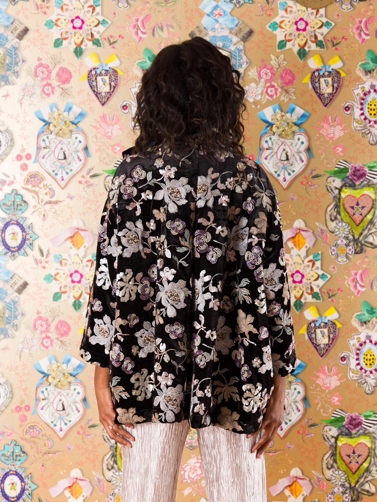 Giacca Oviedo in velluto di seta