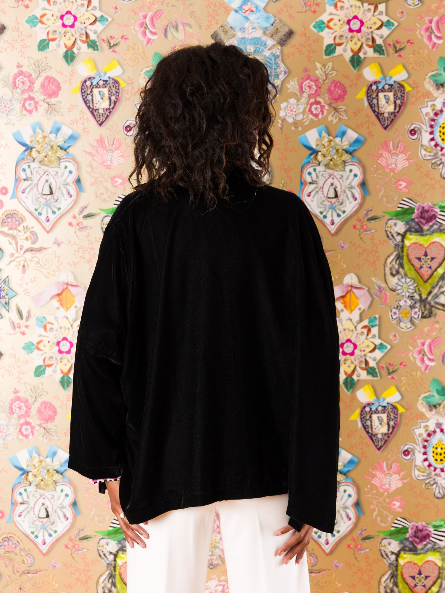 Giacca Pontevedra in velluto di seta