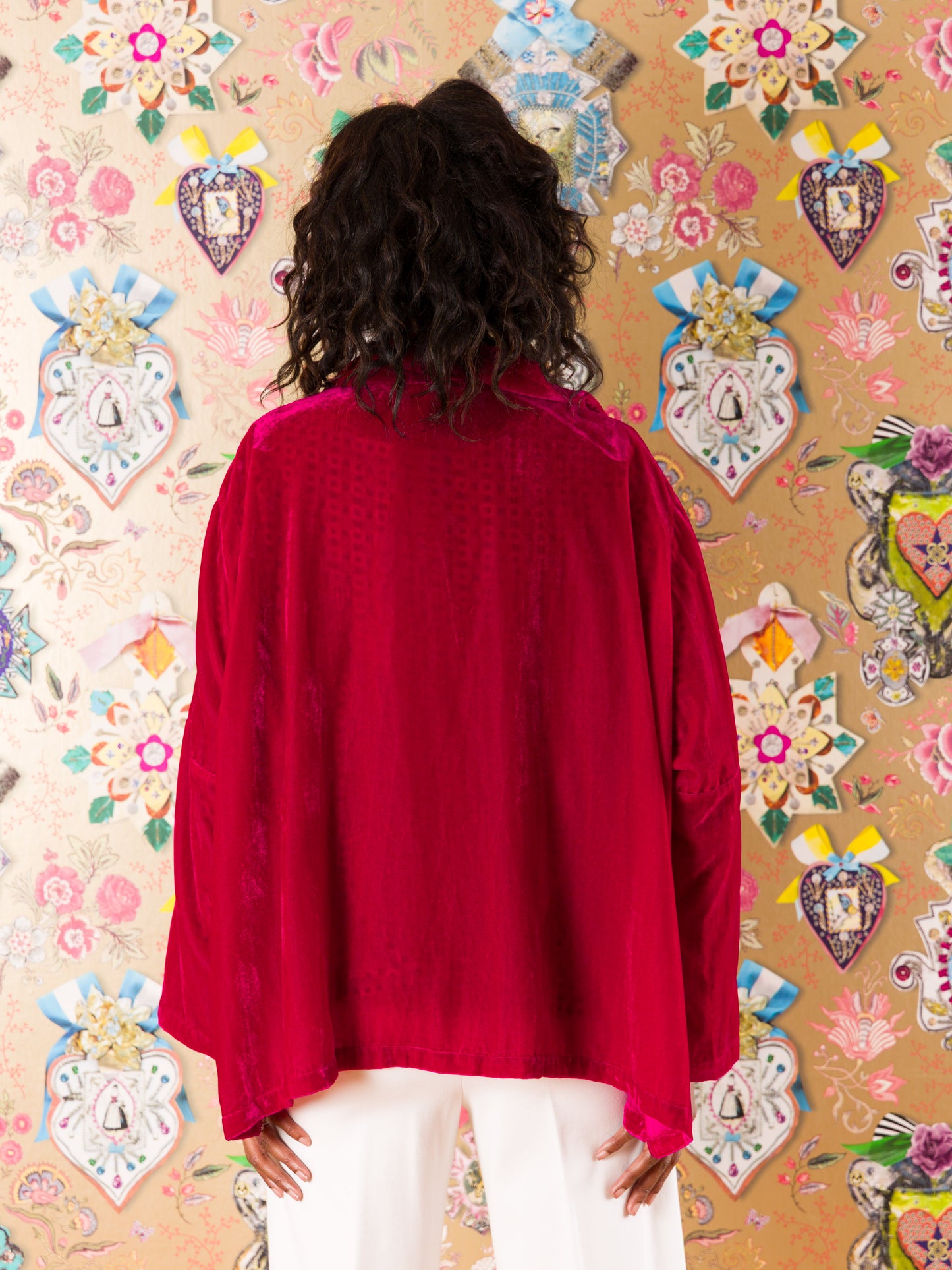 Giacca Pontevedra in velluto di seta