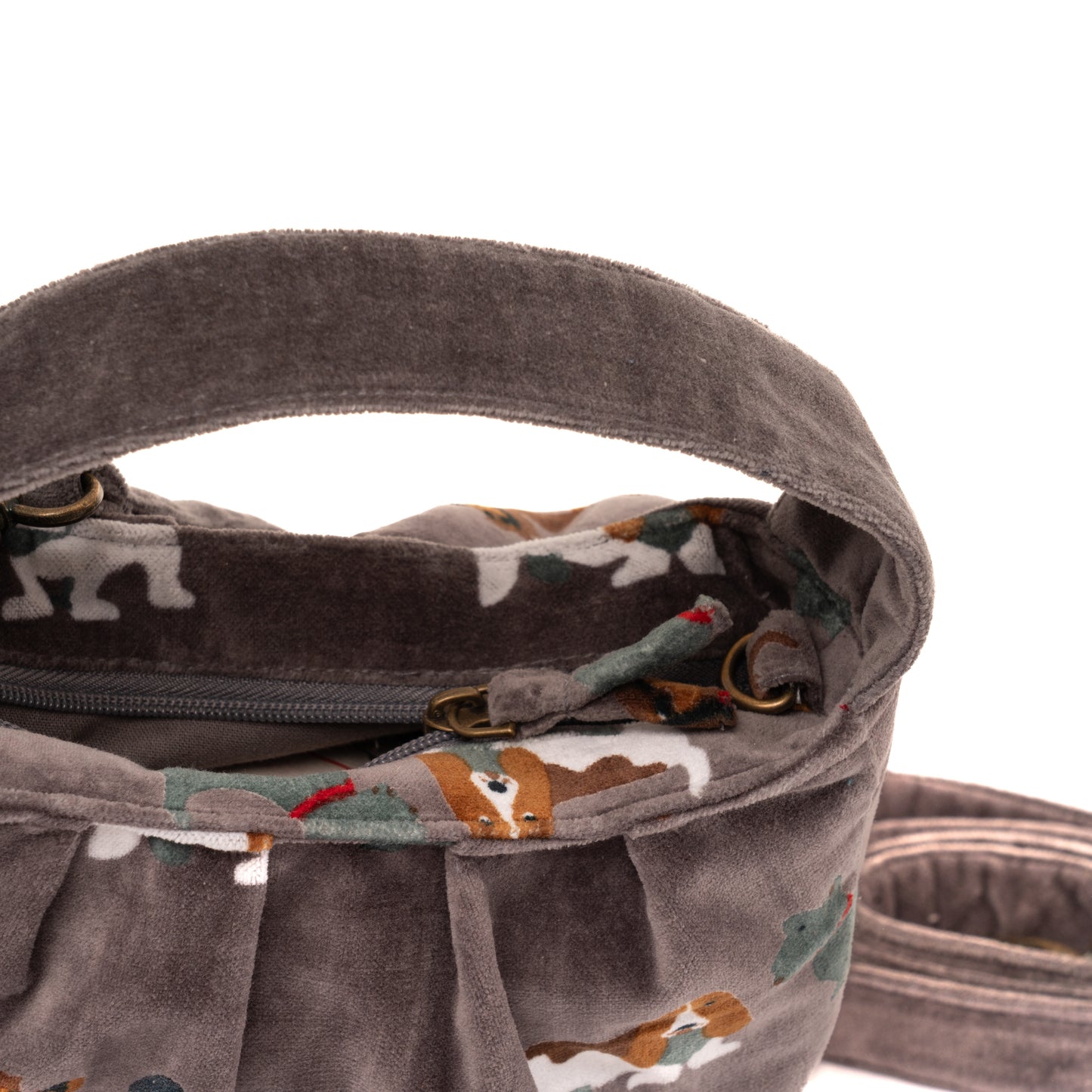 Borsa Serpentara in velluto