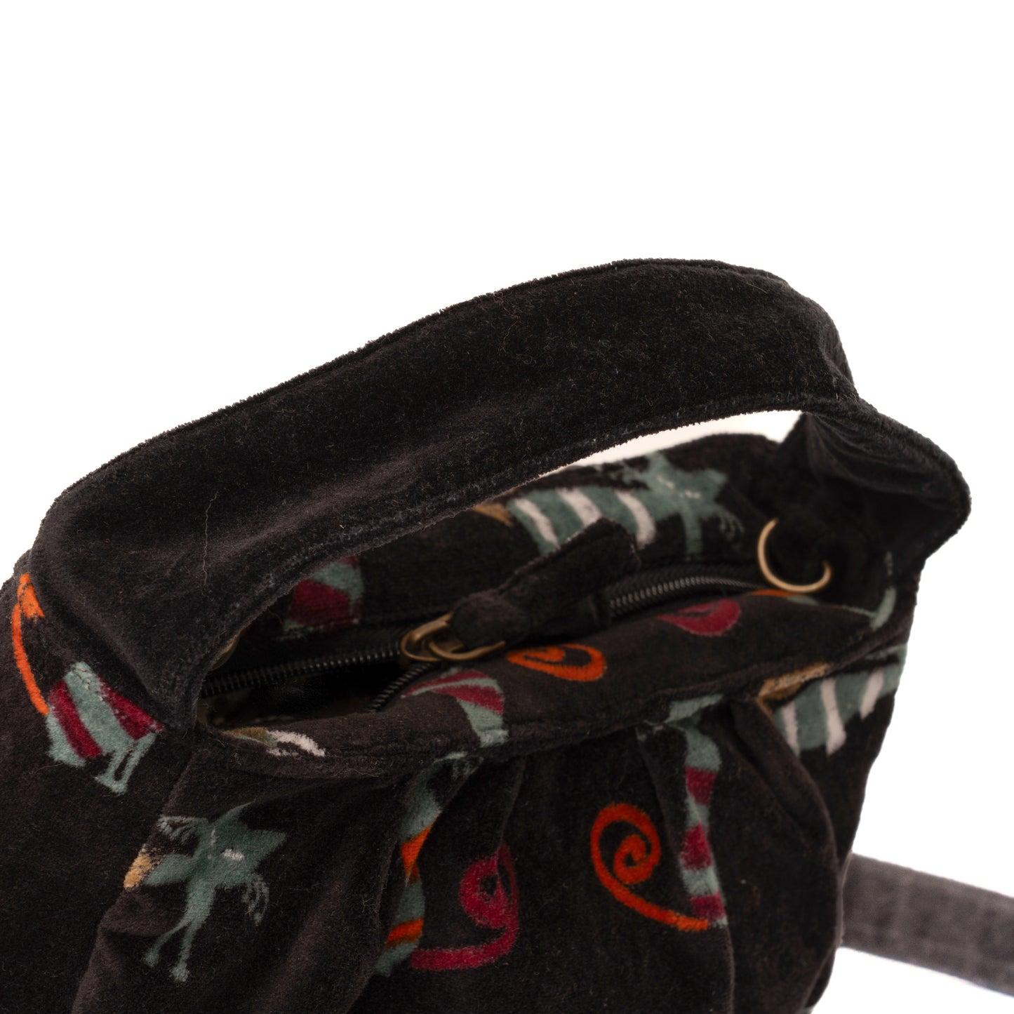 Borsa Serpentara in velluto